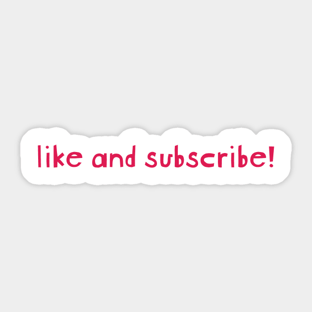 like and subscribe Sticker by bug bones